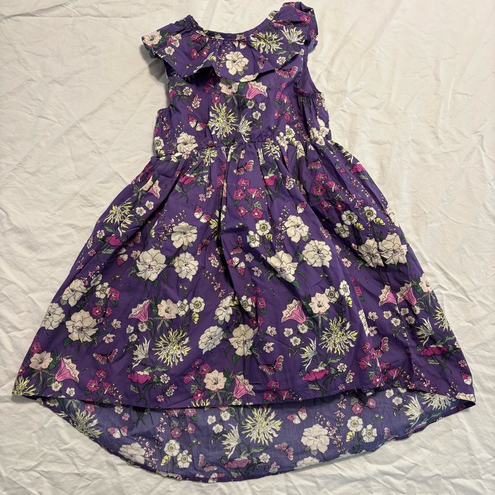 NEW Tea Collection Purple Floral Hi-Lo Dress Size 6‎